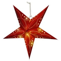 рождественская звезда, 45 см 10 светодиодов цена и информация | Рождественское украшение CA1031, 10 см | pigu.lt