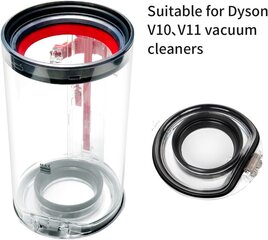 Нижняя крышка пылесборника для Dyson V10 V11 и V15 цена и информация | Аксессуары для пылесосов | pigu.lt