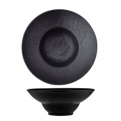 Круглое глубокое блюдо из черного фарфора Wilmax 22,5 см 1100 мл цена и информация | Посуда, тарелки, обеденные сервизы | pigu.lt