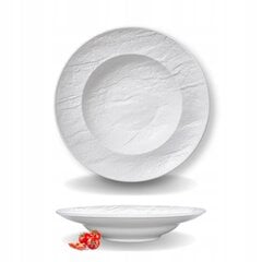 Круглая плоская обеденная тарелка из черного фарфора Wilmax 25,5 см цена и информация | Посуда, тарелки, обеденные сервизы | pigu.lt