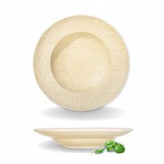 Тарелка для супа и салата глубокая фарфоровая песочная Wilmax 25,5 см 350 мл цена и информация | Посуда, тарелки, обеденные сервизы | pigu.lt