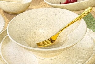 Wilmax круглая глубокая тарелка бежевый фарфор 22,5 см 1100 мл цена и информация | Посуда, тарелки, обеденные сервизы | pigu.lt