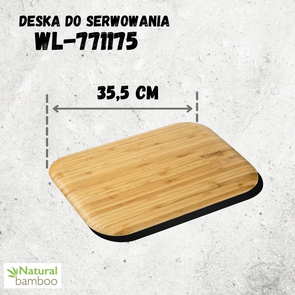 Wilmax padėklas, 35,5x25,5 cm kaina ir informacija | Indai, lėkštės, pietų servizai | pigu.lt