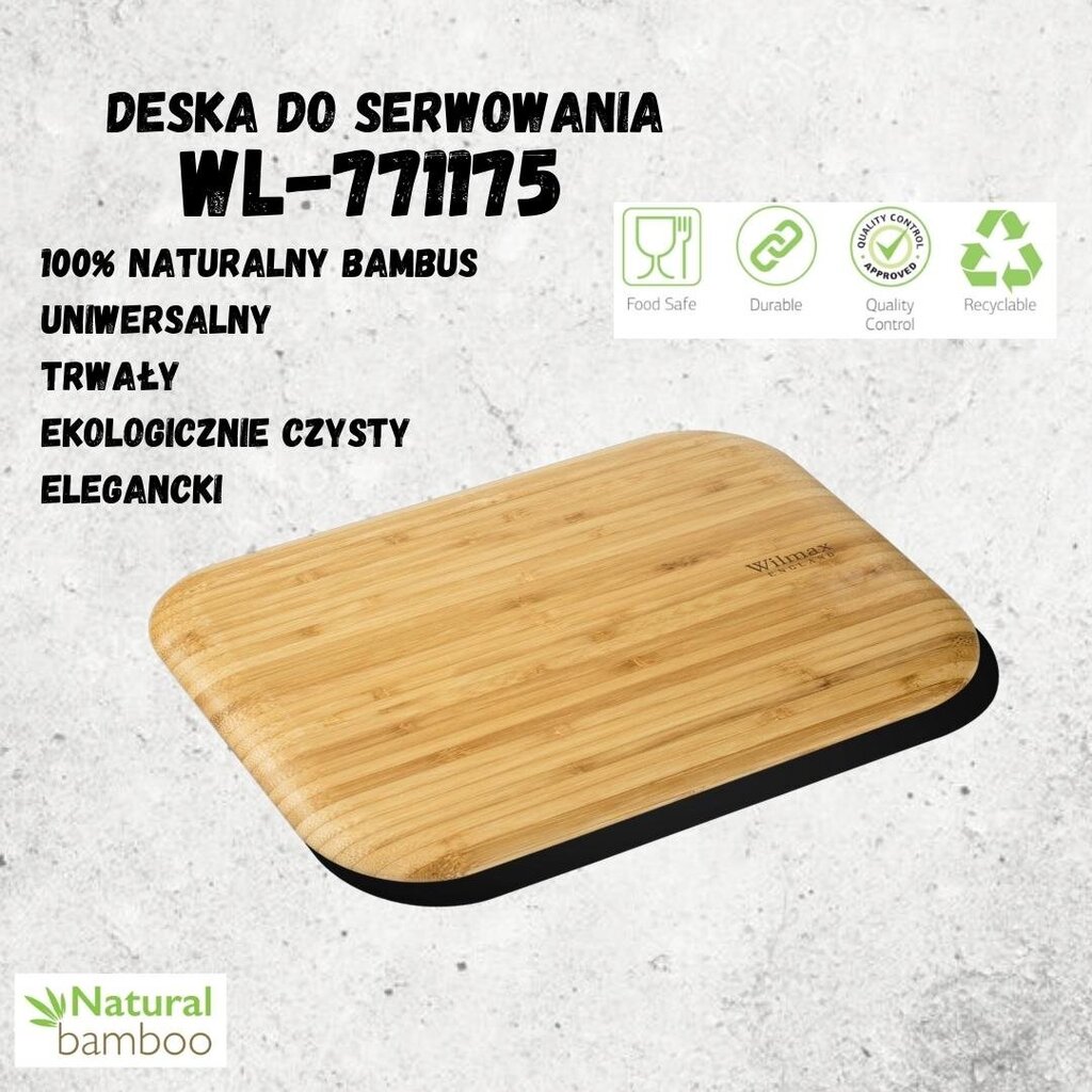 Wilmax padėklas, 35,5x25,5 cm kaina ir informacija | Indai, lėkštės, pietų servizai | pigu.lt