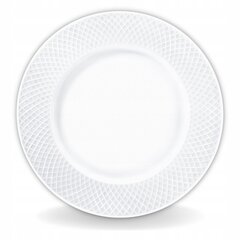 Большая круглая плоская тарелка из черного фарфора Wilmax 30,5 см цена и информация | Посуда, тарелки, обеденные сервизы | pigu.lt