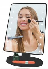 Светодиодное зеркало ProuveOfficial, размеры 16,9 x 28,5 см. цена и информация | Косметички, косметические зеркала | pigu.lt