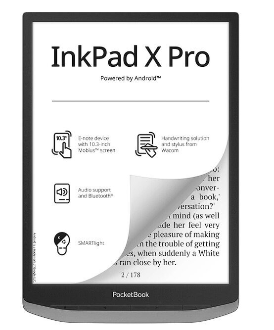 Prekė su pažeidimu.PocketBook InkPad X Pro PB1040D-M-WW цена и информация | Prekės su pažeidimu | pigu.lt