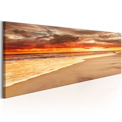 Prekė su pažeista pakuote. Paveikslas - Beach: Beatiful Sunset, 135x45 cm kaina ir informacija | Namų interjero prekės su pažeista pakuote | pigu.lt