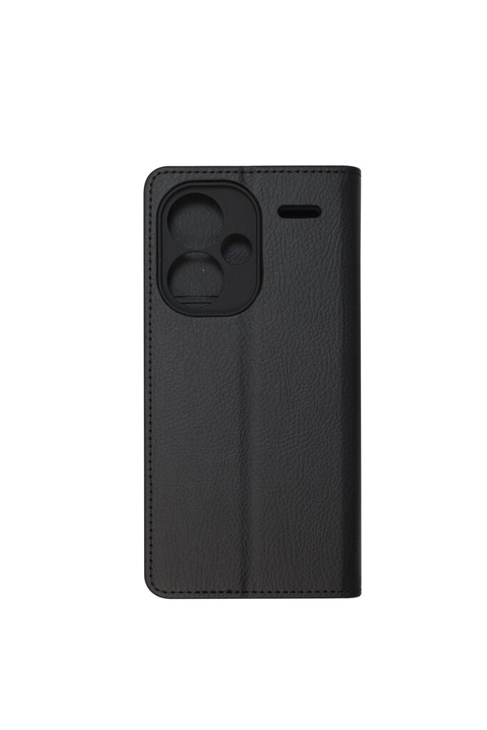 JM Dėklas STAND FLIP CASE for Xiaomi Redmi Note 13 PRO+ Juodas kaina ir informacija | Telefono dėklai | pigu.lt