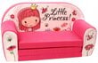 Vaikiška sofa Delsit, rožinė kaina ir informacija | Vaikiški sėdmaišiai, foteliai, pufai | pigu.lt