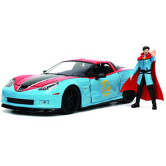 Доктор Стрэндж Chevy Corvette с фигуркой 1:24, модель Jada Toys цена и информация | Игрушки для мальчиков | pigu.lt