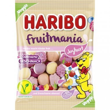 Guminukai Haribo Fruitmania Joghurt, 160 g kaina ir informacija | Saldumynai | pigu.lt