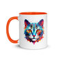 Puodelis Home Is Where The Cat Is, keramikinis, 325 ml, oranžinė цена и информация | Originalūs puodeliai | pigu.lt