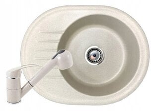 Granitan kriauklė virtuvės maišytuvas sifonas kaina ir informacija | Virtuvinės plautuvės | pigu.lt
