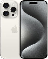 Товар с повреждением. Apple iPhone 15 Pro 1TB White Titanium MTVD3PX/A цена и информация | Apple Аудио- и видеоаппаратура | pigu.lt