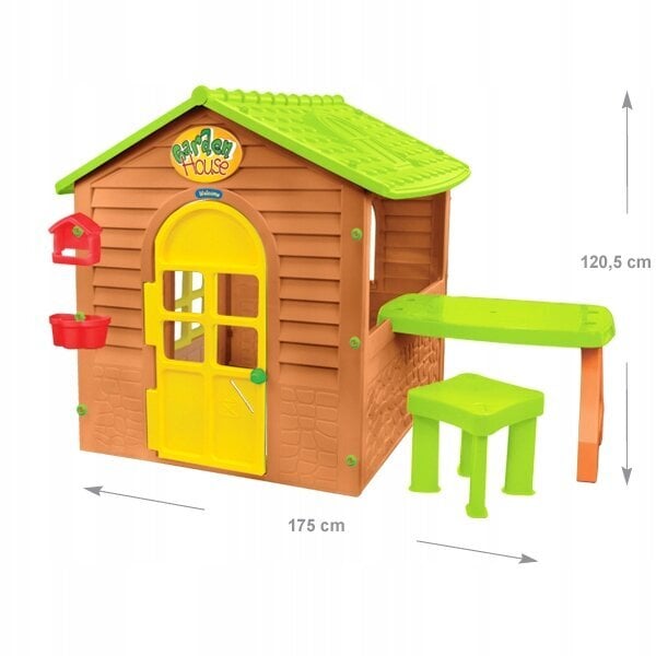 Žaidimų namelis vaikams su stalu ir kėdute Mochtoys, 12 mėn цена и информация | Vaikų žaidimų nameliai | pigu.lt