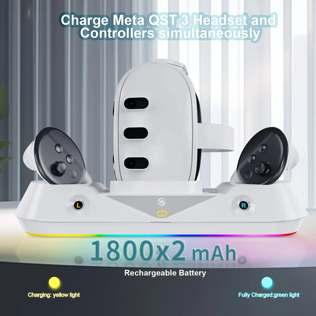 Meta Quest 3 Charging Station цена и информация | Žaidimų kompiuterių priedai | pigu.lt