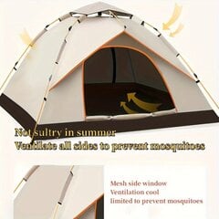 Автоматическая 3-4-местная походная палатка цена и информация | Палатки | pigu.lt