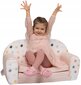 Vaikiška sofa Delsit, juoda цена и информация | Vaikiški sėdmaišiai, foteliai, pufai | pigu.lt