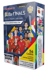 Topps Match Attax 101 Road To UEFA Nations League Finals 2022/2023 Blue Warrior Mega Tin kaina ir informacija | Kolekcinės kortelės | pigu.lt