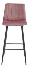 Барный стул, темно-розовый цена и информация | Стулья для кухни и столовой | pigu.lt