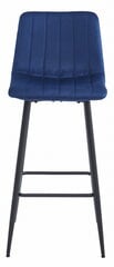 Барный стул, темно-синий цена и информация | Стулья для кухни и столовой | pigu.lt