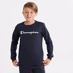 Champion детская футболка с длинными рукавами 305366-BS501, синий  цена и информация | Рубашки для мальчиков | pigu.lt