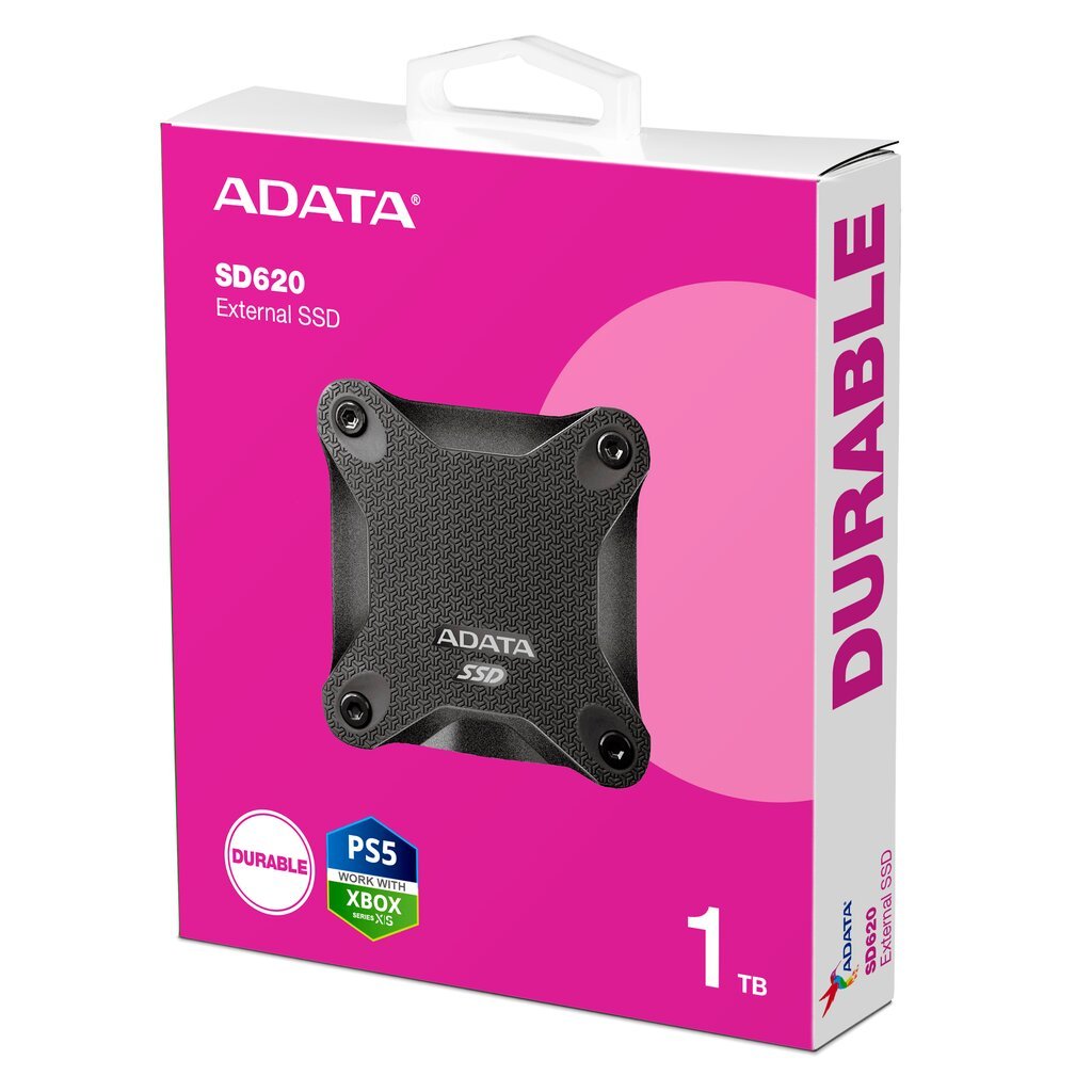 Adata SD620-2TCBK цена и информация | Išoriniai kietieji diskai (SSD, HDD) | pigu.lt