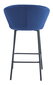 2-ių kėdžių komplektas Leobert Gatta, mėlynas/juodas kaina ir informacija | Virtuvės ir valgomojo kėdės | pigu.lt