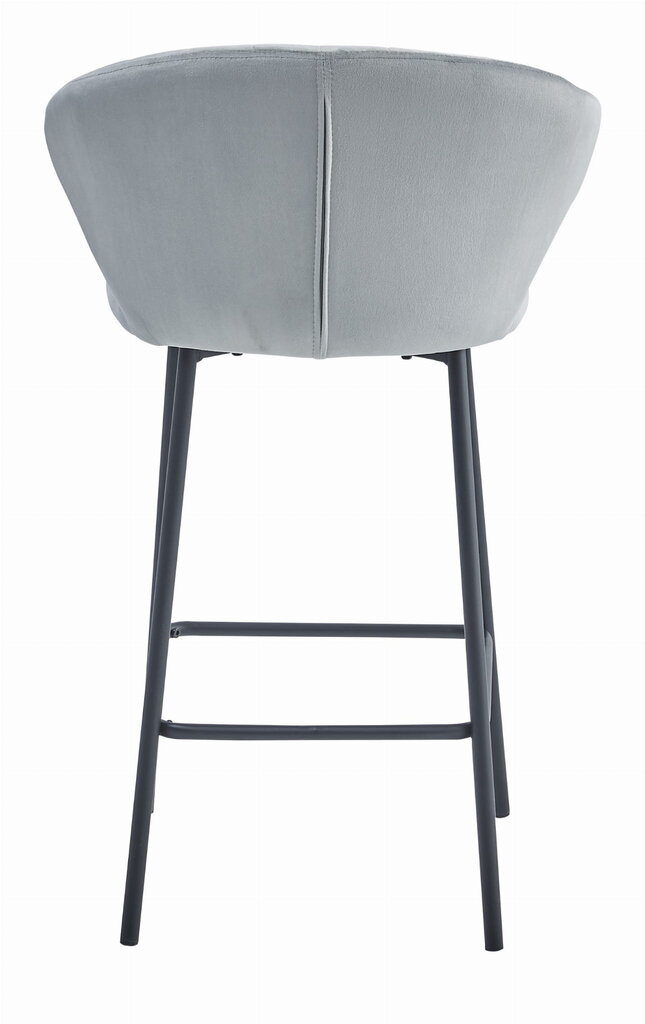 Kėdė Leobert Gatta, pilka/juoda kaina ir informacija | Virtuvės ir valgomojo kėdės | pigu.lt