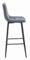 Kėdė Leobert Arceto, pilka/juoda kaina ir informacija | Virtuvės ir valgomojo kėdės | pigu.lt
