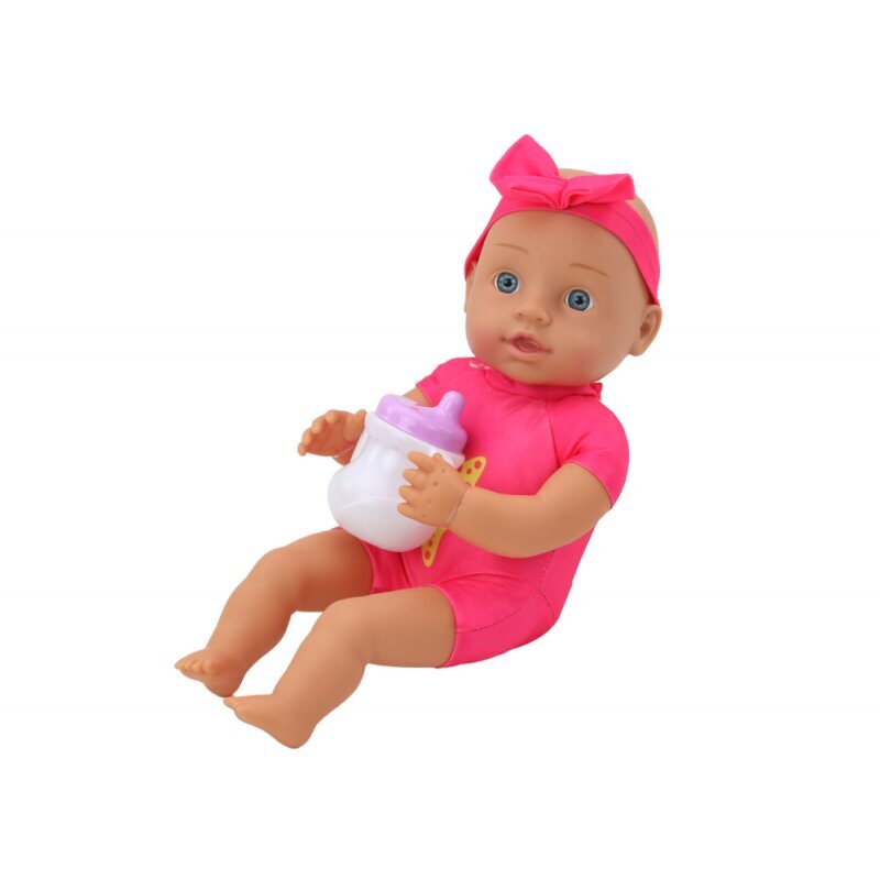 Lėlė rožine apranga su priedais Lean Toys Love Baby kaina ir informacija | Žaislai mergaitėms | pigu.lt
