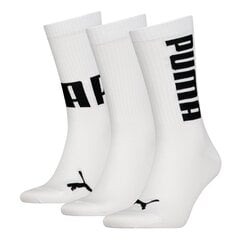 Носки PUMA UNISEX BIG LOGO CREW 3P 938387018720245568777 цена и информация | Мужские носки | pigu.lt