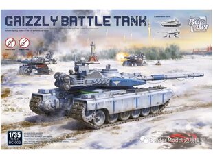 Конструктор Border Model - Grizzly Battle Tank, red alert 2, 1/35, BC-002 цена и информация | Конструкторы и кубики | pigu.lt