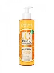 Micelinis valomasis gelis Eveline Cosmetics Vit C Energy Organic Booster, 200 ml kaina ir informacija | Veido prausikliai, valikliai | pigu.lt