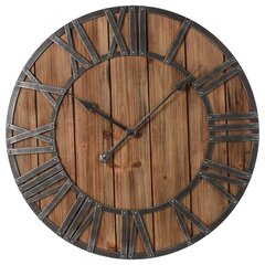Sieninis laikrodis Romėniškos raidės kaina ir informacija | Laikrodžiai | pigu.lt