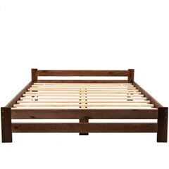 Кровать деревянная двуспальная Springos BD001 200x160 см цена и информация | Кровати | pigu.lt