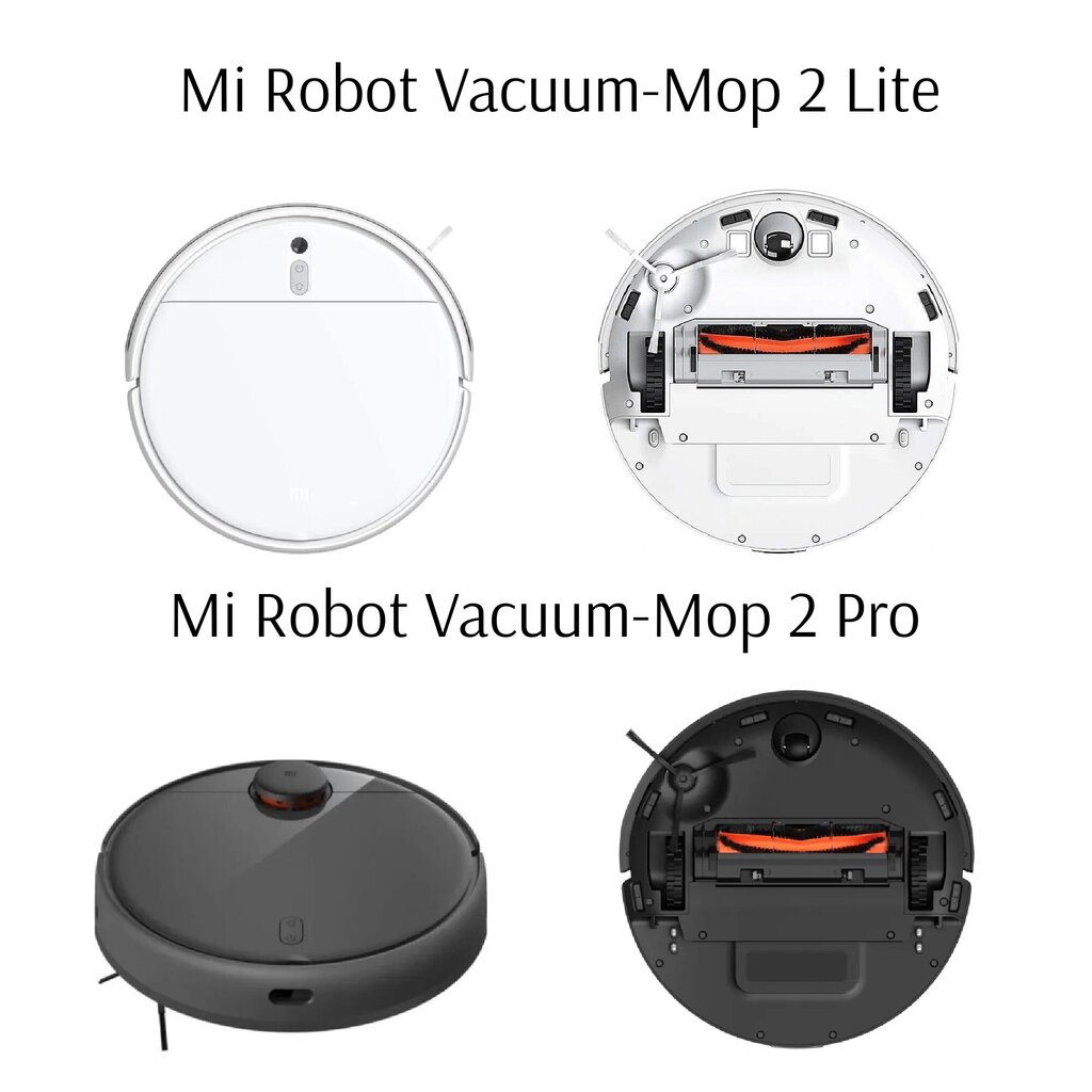 Xiaomi Mi Robot Vacuum-Mop 2 Lite /Mop 2 Pro Side Brush, 4 vnt. kaina ir informacija | Dulkių siurblių priedai | pigu.lt