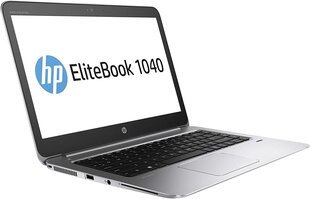 HP EliteBook Folio 1040 G3 14", Intel Core i7-6600U, 8GB, 256GB SSD, be OS, серебряный цена и информация | Ноутбуки | pigu.lt