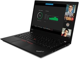 Lenovo ThinkPad T490s 14", Intel Core i5-8365U, 16GB, 512GB SSD, WIN 10, Juodas kaina ir informacija | Nešiojami kompiuteriai | pigu.lt