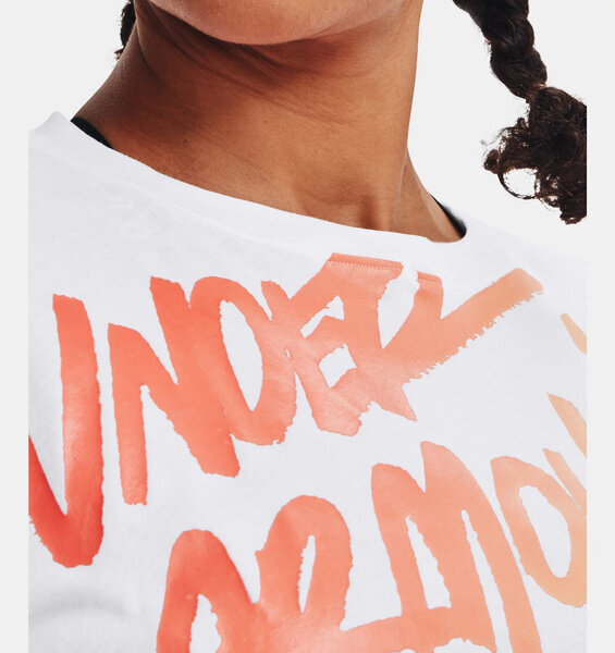 Marškinėliai moterims Under Armour, balti kaina ir informacija | Marškinėliai moterims | pigu.lt