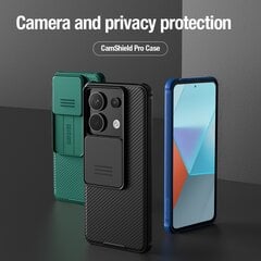 Nillkin CamShield PRO Hard Case for Xiaomi Redmi Note 13 Pro 5G| Poco X6 5G Black цена и информация | Чехлы для телефонов | pigu.lt