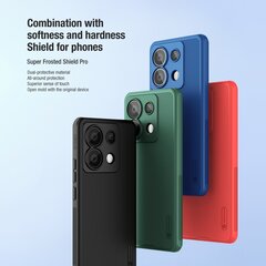 Nillkin Super Frosted PRO Back Cover for Xiaomi Redmi Note 13 Pro 5G|Poco X6 5G Black цена и информация | Чехлы для телефонов | pigu.lt