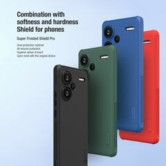 Nillkin Super Frosted PRO Back Cover for Xiaomi Redmi Note 13 Pro+ 5G Blue цена и информация | Чехлы для телефонов | pigu.lt