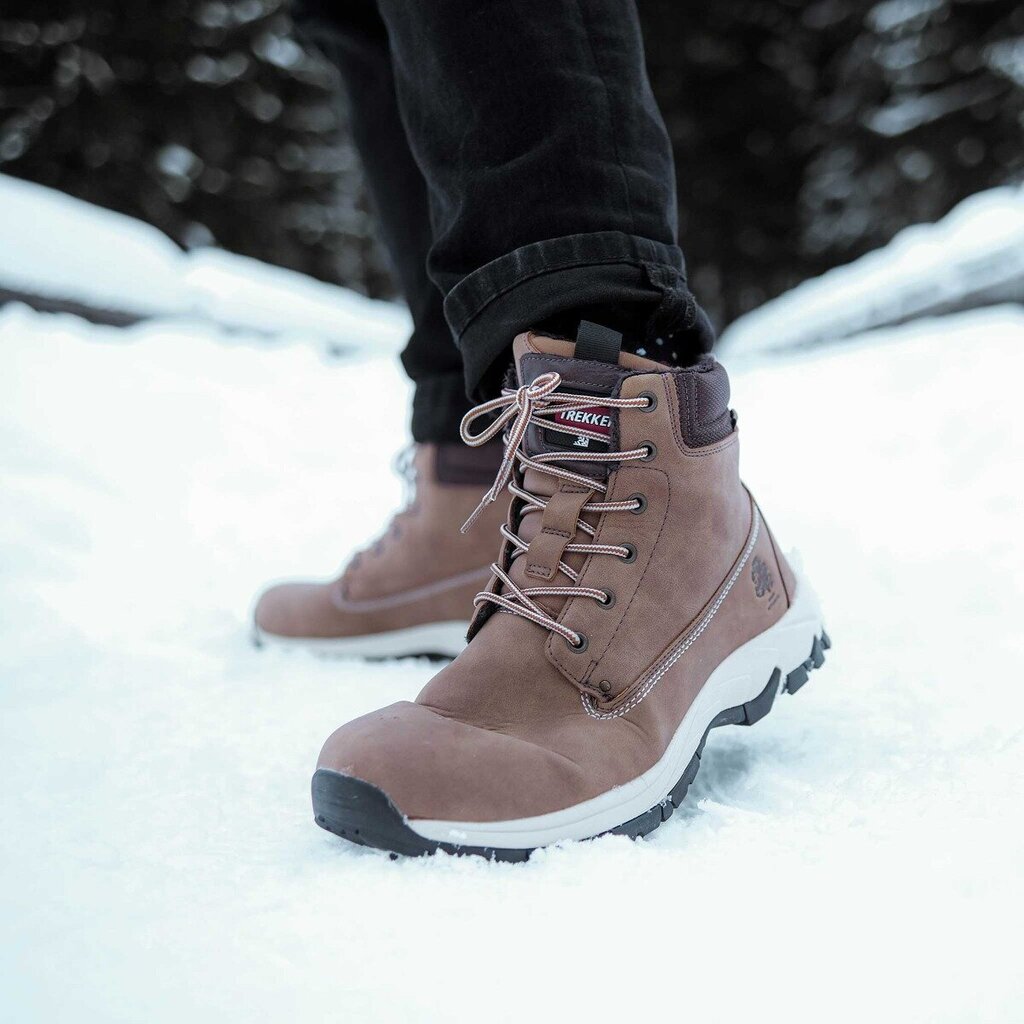Žieminiai batai vyrams Trekker, rudi kaina ir informacija | Vyriški batai | pigu.lt