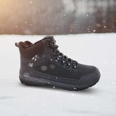 Žieminiai batai vyrams Trekker, juodi цена и информация | Мужские ботинки | pigu.lt