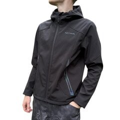 Куртка софтшелл мужская Kutook, черная цена и информация | Мужские куртки | pigu.lt