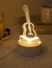 Vaikiškas stalinis šviestuvas Gitara kaina ir informacija | Vaikiški šviestuvai | pigu.lt