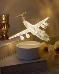 Vaikiškas stalinis šviestuvas Lėktuvas kaina ir informacija | Vaikiški šviestuvai | pigu.lt