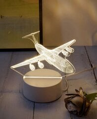 Vaikiškas stalinis šviestuvas Lėktuvas kaina ir informacija | Vaikiški šviestuvai | pigu.lt